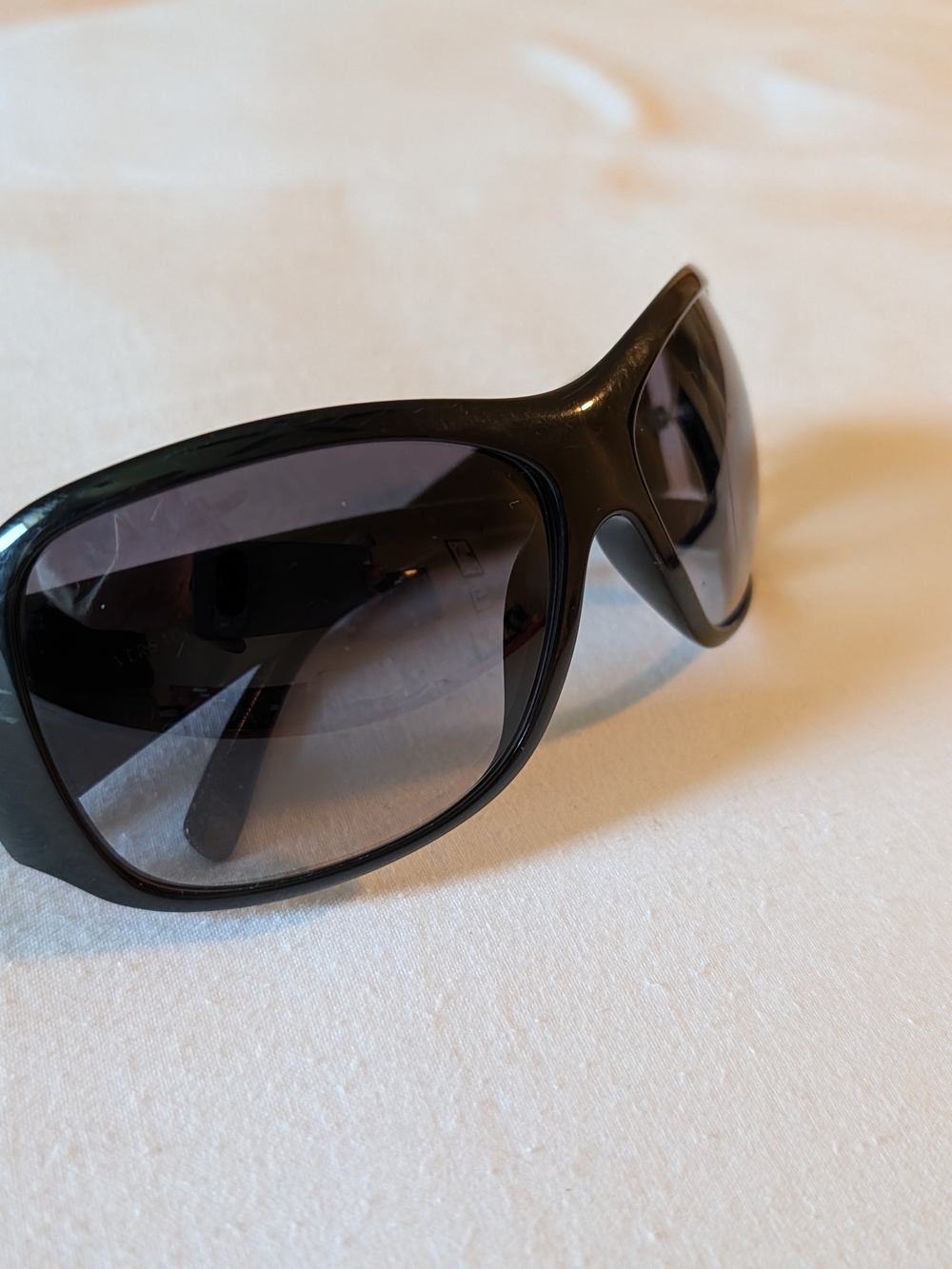Versace Women's Black Sunglasses with Smoke Lenses - Picture 2 of 10